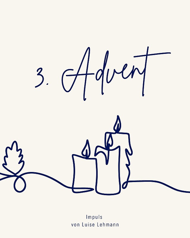 Unser Impuls zum 3. Advent ✨ 

Textquelle: Luise Lehmann 

#katholikentag #advent #impuls #gedanken #würzburg #katholikentag2026