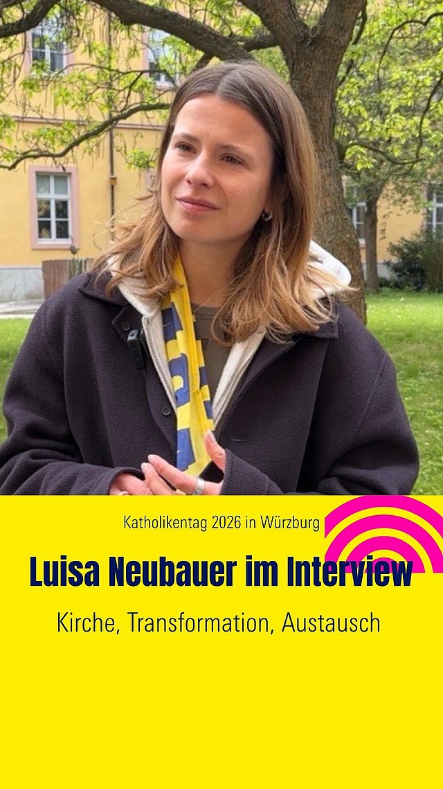 Im Austausch mit Luisa Neubauer: Welche Rolle kann Kirche in gesellschaftlichen Transformationsprozessen spielen – und welche Impulse entstehen auf dem Katholikentag? Wir haben nachgefragt. 

Video: Jana/Julia 
#Katholikentag2026 #KT26 #Katholikentag #Würzburg #LuisaNeubauer #Transformation #Kirche #Austausch