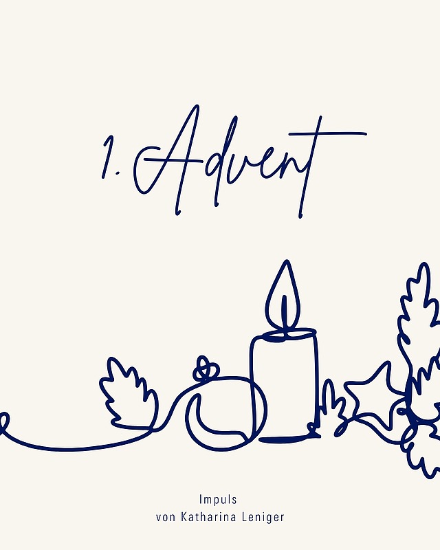 Unser Impuls zum 1. Advent ✨ 
Wir teilen an jedem Adventssonntag einen Impuls mit euch. Zum Innehalten, Orientierung schenken, ermutigen oder einfach um einen Moment des Lichts in der Vorweihnachtszeit mit euch zu teilen. 

Textquelle: Katharina Leniger

#katholikentag #advent #impuls #gedanken #würzburg #katholikentag2026