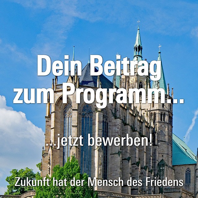 Macht mit!
Ab sofort können Programmvorschläge für den 103. Deutschen Katholikentag in Erfurt eingereicht werden. Alle Infos findet Ihr unter katholikentag.de/mitwirken.
Wir freuen uns über Eure Ideen zum Leitwort „Zukunft hat der Mensch des Friedens“.
#kt24 #programm #zukunft #mensch #frieden