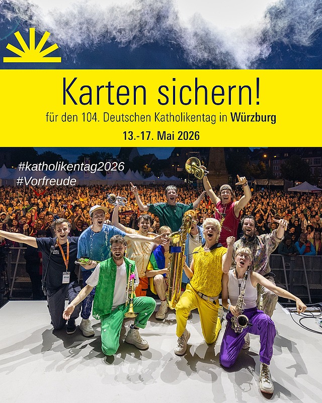 Der Katholikentag geht viral – mit deiner Hilfe! Schnapp dir unsere Social Media Vorlagen zum Teilen, Posten und Weiterleiten. Teilt eure Vorfreude oder Teilnahme mit Anderen und auch mit uns. 
 
Egal ob auf Instagram, Facebook, Mastodon, Bluesky, WhatsApp oder wo auch immer ihr unterwegs seid: jeder Klick zählt. 
Wir freuen uns auf Eure Unterstützung! 

👉 Jetzt Vorlagen downloaden: katholikentag.de/downloads/social-media-vorlagen 

#katholikentag2026 #würzburg #Werbung #sharepics