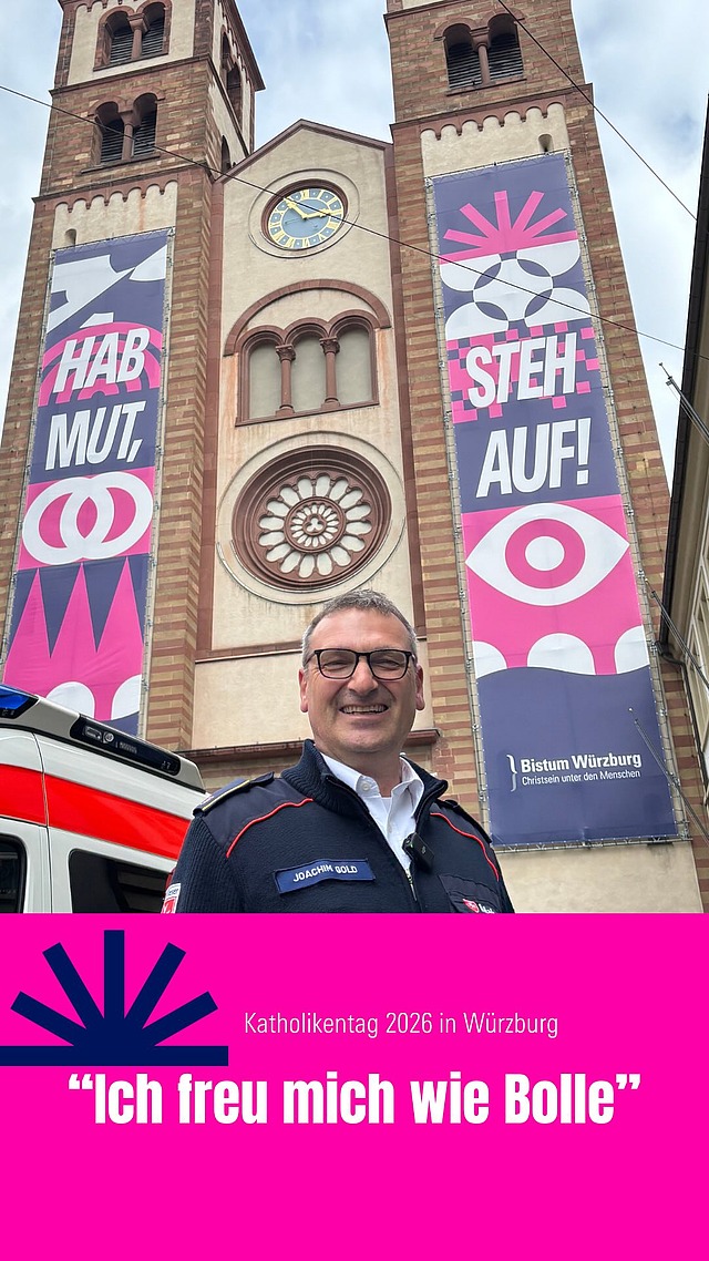 Katholikentagsbotschafter Joachim Gold hat bereits 14 Katholikentage erlebt - umso größer ist die Freude des Maltesers, dass der Katholikentag 2026 in seiner Heimatstadt Würzburg stattfindet. 🙌🏼
Mit Rikschas sorgen die Malteser in den kommenden Tagen dafür, dass auch Menschen mit Beeinträchtigungen ihre Wunschveranstaltungen besuchen können.❤️🚲
Das führen wir euch auch noch vor! Bleibt gespannt…

Video: Sarah/ Manuel
#katholikentag #würzburg #katholikentag2026 #malteser