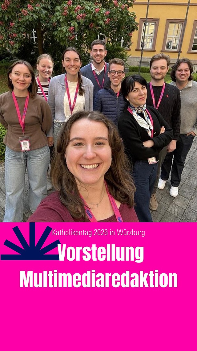 Für euch unterwegs!🤝
Ihr wollt beim Würzburger Katholikentag immer up-to-date sein? Ihr wünscht euch die neuesten Veranstaltungstipps und wollt den geistlichen Spirit spüren? Dann sind wir für euch genau das Richtige Die Multimediaredaktion - das sind 12 motivierte junge Medienmacherinnen -, versorgt euch hier während des Katholikentags.

Video: Jana/ Anton
#katholikentag2026
#katholikentag
#kt26 #würzburg
#Glaube
