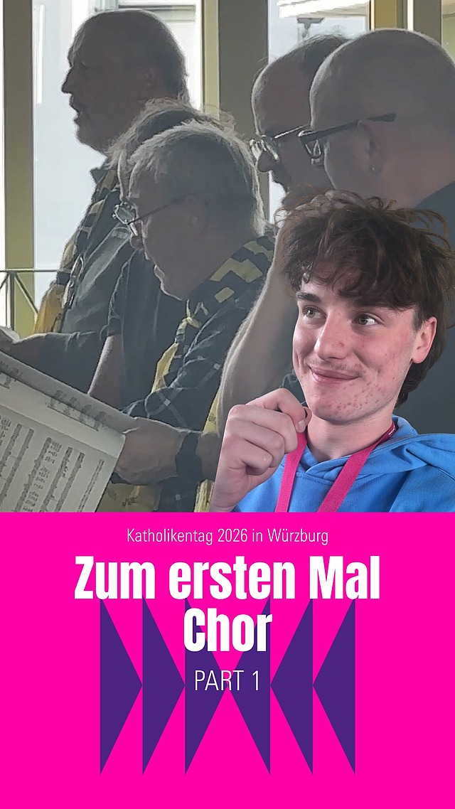 Wir waren heute zum ersten Mal bei einer offenen Chorprobe!🎤
Und ich find, wir haben uns super geschlagen! Das Endergebnis könnt ihr morgen bei unserem Auftritt bestaunen. Posten wir natürlich auch hier für euch.🎉

Video: Manuel/ Franzi
#katholikentag #würzburg #katholikentag2026