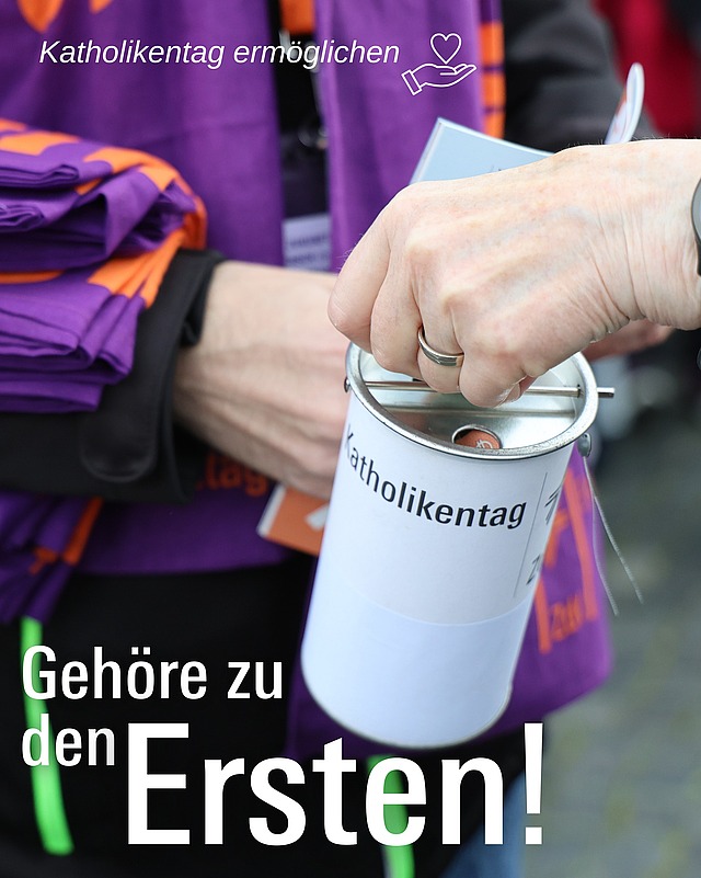 KATHOLIKENTAG ERMÖGLICHEN! 
Wie jede Großveranstaltung kostet auch der Katholikentag viel Geld und ist auf Unterstützung und Zuschüsse angewiesen. 

Mit deiner Spende förderst du eine Gemeinschaft, die für Dialog, Solidarität und Zukunft steht! 
Damit hilfst du uns: 
🔴Veranstaltungen, Workshops und Projekte zu realisieren, die Menschen bewegen und verbinden 
🔴Menschen die Teilnahme zu ermöglichen, die sich kein reguläres Ticket leisten können
🔴 vielen Ehrenamtlichen DANKE zu sagen, die Ihre Kraft und Zeit für den Katholikentag geben 
🔴den Katholikentag nachhaltiger und inklusiver zu machen 

🙌 Jeder Beitrag zählt. Jeder Euro bewirkt etwas. Vielen Dank für eure Unterstützung! 
👉 Mehr Infos unter: katholikentag.de/foerdern 

#Katholikentag2026 #Würzburg #Spenden