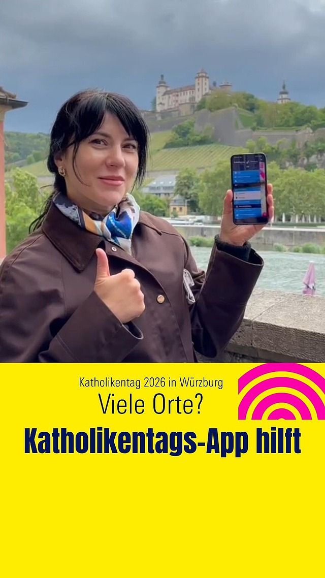 Gerade in Würzburg angekommen?🤓
Mit der Katholikentags-App findest du Programm, Orte und wichtige Infos direkt auf deinem Handy.

📲App öffnen, Uberblick bekommen und losgehen.
Mehr Infos bekommst du unter: katholikentag.de/app

Video: Julia/Philipp
#katholikentag2026
#katholikentag
#KIZUZO
#würzburg